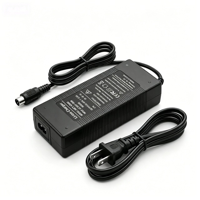 84W 42V 2A Li-ion Battery Charger for 36V E-bike Scooter with Automatic Shut-off Safety Protection