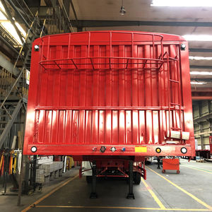 Manufacture 3 Axle 60 Ton Truck <b>Trailer</b> Fence Stake Cargo Semi <b>Trailer</b> - Product Image 5