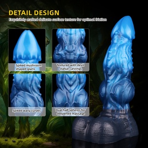 YOCY Fantasy Monster Dragon <b>Dildo</b> Amazon Hot Sale Dropshipping Wholesale Big Knot Dog <b>Dildo</b>,Thick Alien Sex Toy with Suction Cup - Product Image 5