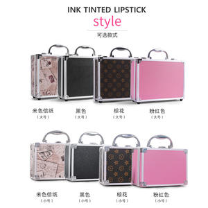 Niceland – trousse de maquillage de grande capacité, boîte de rangement portable avec cadre en aluminium pour femmes, sac à cosmétiques à usage domestique, couleur unie - Product Image 2