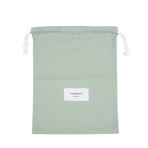 Sac à cordon Premium Vert pour hôtel, sac à chaussures lavable, sac anti-poussière personnalisé pour la maison, idéal pour les voyages et la promotion hôtelière - Product Image 6