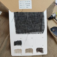 OEKO TEX 100, linge de table en lin pur français de haute qualité, doux pour la peau, durable, rayé, tissu en lin teint en fil pour vêtements, chemises