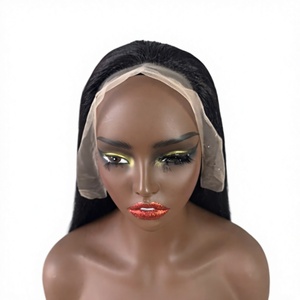 Extensions de cheveux humains lisses AZURA HAIR, couleur cuivre brun vietnamien, doux et soyeux, double épaisseur, 100% cheveux Remy, fixation en dentelle, fabrication à la machine - Product Image 3