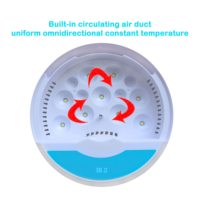 Perroquets numériques automatiques HHD pour machine à couver au détail Canard Poulet 9 Mini couveuse à œufs