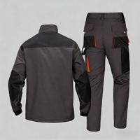 Combinaisons de travail pour hommes en coton respirant, confortables et résistantes à l'usure, uniformes de sécurité pour la construction, manches longues