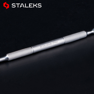 <span class=keywords><strong>STALEKS</strong></span> Pousse-cuticules réutilisable double face en acier inoxydable espagnol à double effet, sans dommage pour les ongles, antirouille - Product Image 4