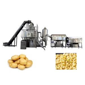 Industrial Vegetable Steam Peeling Production Line / Steam Peeler Potatoes / 3 Tons Per Hour Steam Peeling Machine