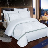 Ensemble de draps en coton 100% de style hôtel 5 étoiles, 4 pièces, avec impression numérique, ensemble de literie décontracté haut de gamme