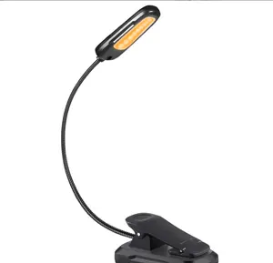 New Style 14 LED Clip on Mini Reading Light 20 Light Modes USB Rechargeable Book Light for Reading in Bed