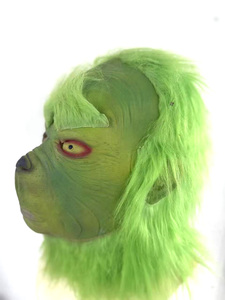 Cao Su Người Ngoài Hành Tinh Mặt Nạ Cho Halloween Đảng Vui Thiết Kế Nổi Tiếng Chính Trị Memes Chủ Đề Một Kích Thước Phù Hợp Cho Tất Cả Đầy Đủ Mặt Bảo Hiểm Cao - Product Image 3