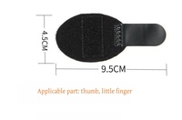 Entorse médicale du doigt fixe avec bande d'aluminium Ceinture d'attelle de soutien de doigt fixe pour la récupération d'entorse de douleur