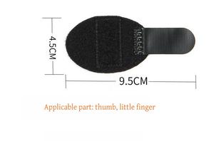 Entorse médicale du doigt fixe avec bande d'aluminium Ceinture d'attelle de soutien de doigt fixe pour la récupération d'entorse de douleur - Product Image 2