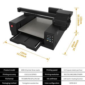 Impresora UV 6090 <span class=keywords><strong>Tucan</strong></span>, Impresora UV Plana con Barniz, Área de Trabajo 60 cm x 90 cm, Tinta UV Blanca CMYK, Barniz, Impresora 6090 para Vidrio y Madera - Product Image 3