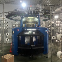 Machines textiles personnalisables pour la fabrication de tissus en coton, machines circulaires à double tissage, fabricants de machines à tricoter les couvertures