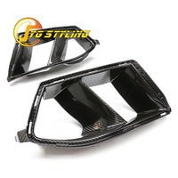 Garniture de ventilation avant en fibre de carbone sèche style MP pour BMW M3 G80 G82 G83 M4, conduits d'air avant en carbone véritable pour pare-chocs, prises d'air, conduits de ventilation