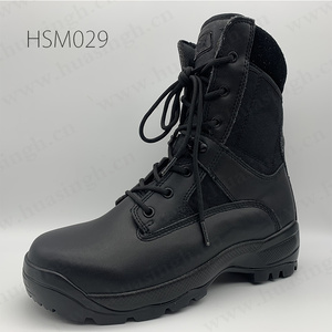 HY, Team Rescue Stoßfeste EVA+Gummi-Sohle Taktische Stiefel <span class=keywords><strong>USA</strong></span> Bekannte Marke Sand/Schwarz Kampfstiefel mit Kartentasche HSM029 - Product Image 3