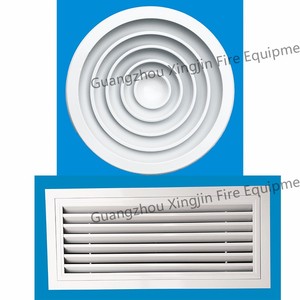 HVAC Aluminium Ventilation Air Vent Grille Adjustable Single Deflection Air Grille With Motorized Dampers - Product Image 2