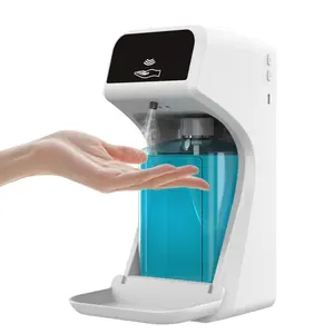 34Oz/1000Ml Automatische Mondwater Dispenser Voor Badkamer Mond Wassen Dispenser Fles Met Infraroodsensor En Oplaadbare Pomp