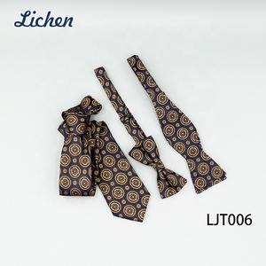 Accesorios de traje de lujo <span class=keywords><strong>para</strong></span> hombre, conjunto de corbata de regalo, conjuntos de corbata de Jacquard <span class=keywords><strong>para</strong></span> hombre, corbatas hechas a mano <span class=keywords><strong>para</strong></span> hombre - Product Image 4