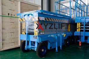 Plateforme élévatrice verticale hydraulique manuelle <span class=keywords><strong>à</strong></span> ciseaux mobiles 4m 6m 8m 10m 12m - Product Image 4