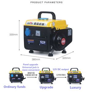 Alternateur à essence <span class=keywords><strong>miniature</strong></span> générateur d'énergie alternative Portable Dc Dynamo ménage générateur électrique manuel silencieux - Product Image 3