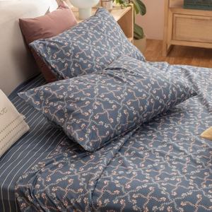 Ensemble de literie à prix bon marché d'usine 100% polyester tissu d'impression écologique pour taies d'oreiller en drap de lit - Product Image 1