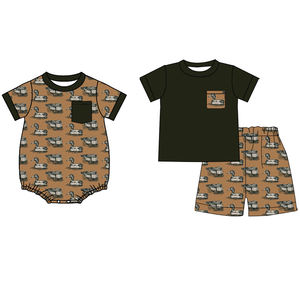 Pijama Enterizo con Cremallera para Bebés Niñas, Estampado Festivo, Algodón Orgánico, Spandex y Seda de Leche, Suave y a la Moda (Pre-orden) - Product Image 1