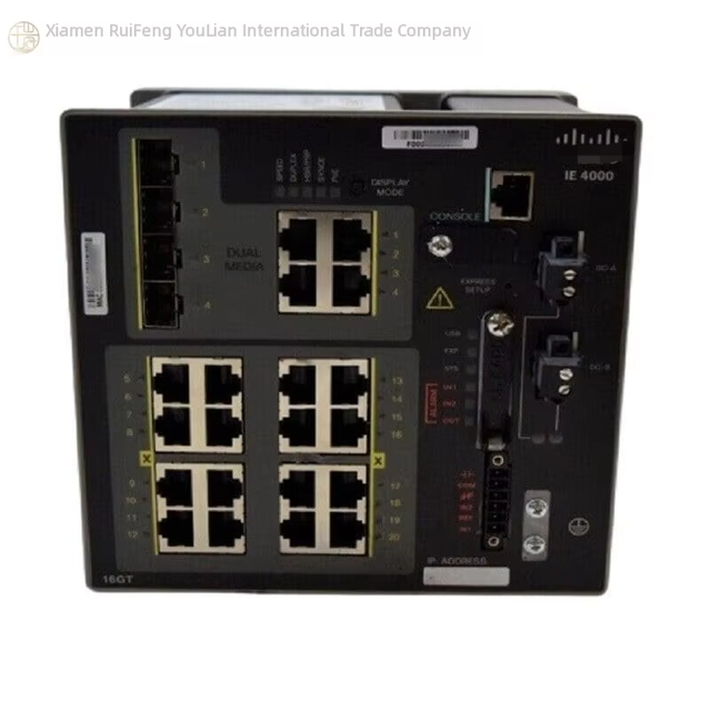 Ie-4000-16gt4gwbr-e 20-ports Layer 3 Switch Mana d with Ipservices New Original Ready Stock Industrial Automation Pac