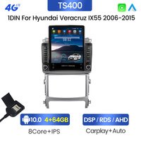 MEKEDE 8+128G Android 2.5D Écran IPS DSP Auto Electronics pour Hyundai Veracruz/IX55 2006-2015 BT Car-play RDS Vidéo de voiture