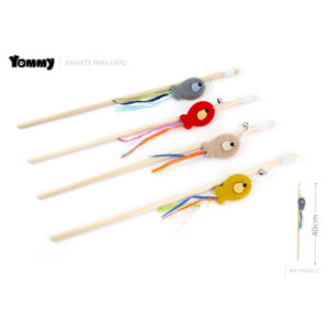 Giocattolo per Gatti Yommy, Bastone a Forma di Polpo 40cm, Giocattolo in Peluche per Gatti - Product Image 2