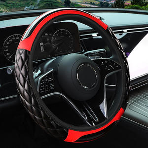 Funda para Volante de Coche Popular Transfronteriza OLIVER con Textura de Burbuja, Fibra de Carbono <span class=keywords><strong>3D</strong></span>, Cuero Antideslizante y Agarre Cómodo - Product Image 2