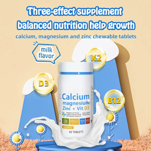 Comprimés HDK Calcium Magnésium <span class=keywords><strong>Zinc</strong></span> + Vitamine D3, complément alimentaire pour la santé des os, soutien immunitaire, force musculaire, bien-être des adultes - Product Image 2