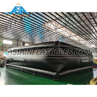 Airbag gonflable de cascade de saut d'airbag de chute libre commercial grand Airpad