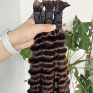 ผมต่อแบบลอนลึกเกรด12A 16-30นิ้วสำหรับผู้หญิงผมมนุษย์บริสุทธิ์ยังไม่ผ่านการทำสารเคมี - Product Image 3