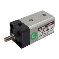 10-cdq2b12-10dcm Silinder Kompak, Lubang o12mm, Langkah 10mm, M5 X 0.8, 1.0mpa