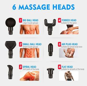 Pistola de masaje muscular, masajeador de percusión, Fascia, pantalla Lcd, 30 velocidades - Product Image 6