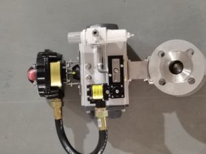 Chống Cháy Nổ Ba Mảnh Thép Không Gỉ Khí Nén Bóng Van Mặt Bích Biến Đường Kính Xả Chính Xác Đúc OEM - Product Image 6