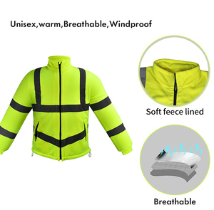 Khả năng hiển thị cao phản quang an toàn áo khoác Hoodies làm việc phản ánh 360 áo khoác Hoodies cho phụ nữ người đàn ông - Product Image 5