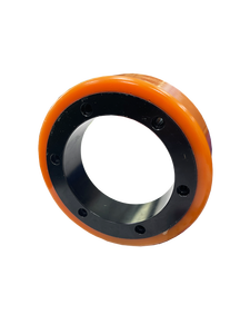 Điện xe nâng AGV Polyurethane ổ đĩa bánh xe con lăn PU bánh xe con lăn cao su loại sản phẩm - Product Image 2