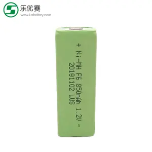 镍氢电池 1.2V 850mAh 尺寸 F6 可充电电池