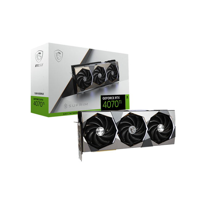 New MSI 4070 Ti SUPRIM 12G GDDR6X Gaming Graphics Card RTX 4070ti GPU