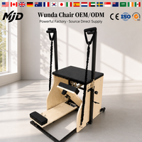 Chaise Wunda Pilates en bois massif MJD avec ressorts de précision, équipement de fitness professionnel pour studio, OEM ODM