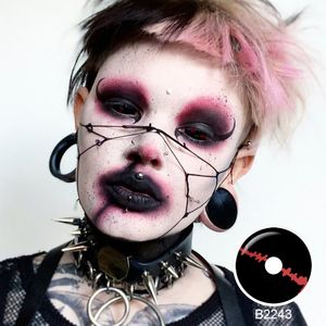 무료 배송 Pseyeche 공막 렌즈 22mm 코스프레 sharingan 콘택트 렌즈 Redlash 공막 렌즈 sharingan 콘택트 렌즈 - Product Image 2