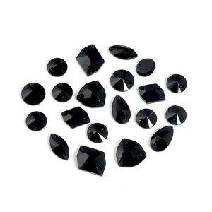 OLeeya - Cristales de Vidrio para Coser al por Mayor, Calidad Premium 5A, 20 Piezas, Mezcla de Formas, Piedras Preciosas, Parte Posterior Plana, para Accesorios de Ropa - Product Image 5