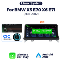 MEKEDE Système Linux WiFi BT T113 Dual-core Cortex-A7 Car-play Auto 1920*720 pour BMW X5 E70 X6 E71 2007-2012 10,25 pouces