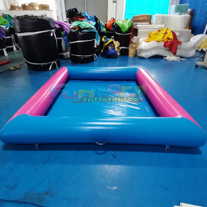 Piscina inflable de PVC de calidad comercial con palmera para exteriores - Product Image 3