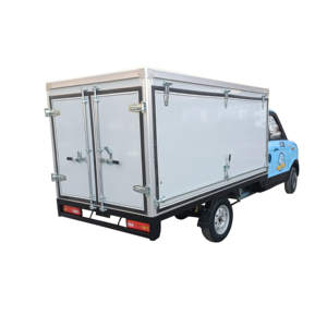 Mini véhicule utilitaire électrique 4x4 chinois avec boîte de chargement, freins à disque, autonomie de 101 à 200 km - Product Image 4