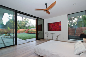 Puerta corrediza de vidrio para patio de aluminio automática con rotura térmica comercial para casa residencial - Product Image 3