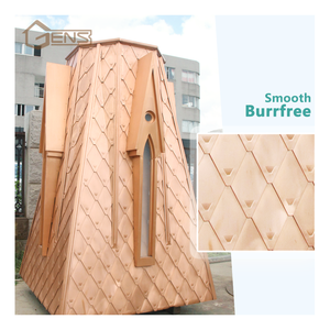 Gens vật liệu kim loại chất lượng cao Kim Cương barb mặt tiền Đồng mái ngói - Product Image 1