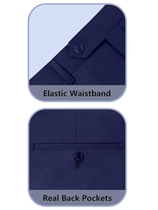 Mới Nhất Thiết Kế Màu Xanh Hải Quân Người Đàn Ông Của Phù Hợp Với Hai-Mảnh Kinh Doanh (Áo + Quần) Giản Dị Mùa Hè Phù Hợp Với Cho Nam Giới Mặc - Product Image 3